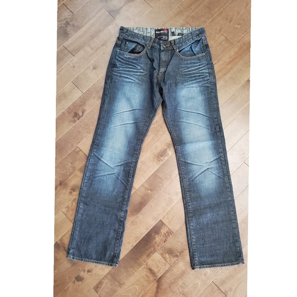 Indigo Straight Leg Jeans - Picture 3 of 5